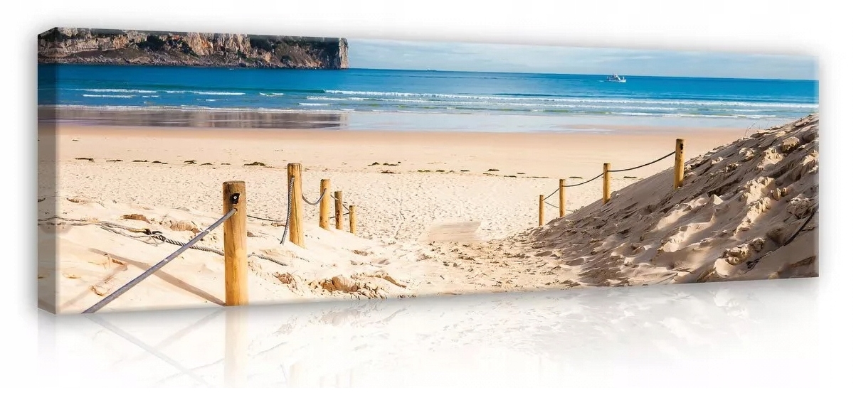 Obraz 145x45 Pláž moře oceán písek slunce léto klid příroda krajina
