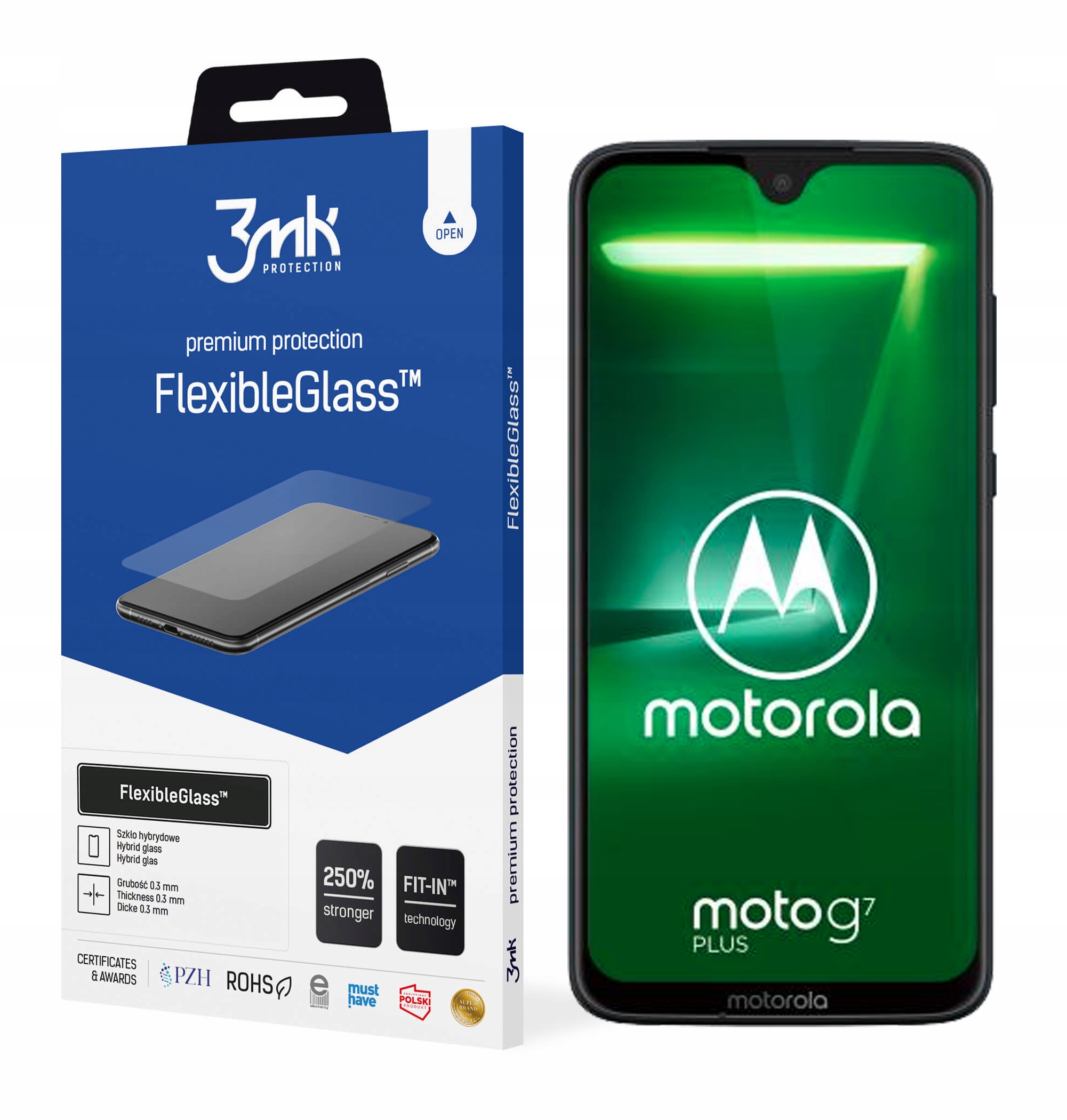 

Szkło 3MK FlexibleGlass do Motorola G7 Plus