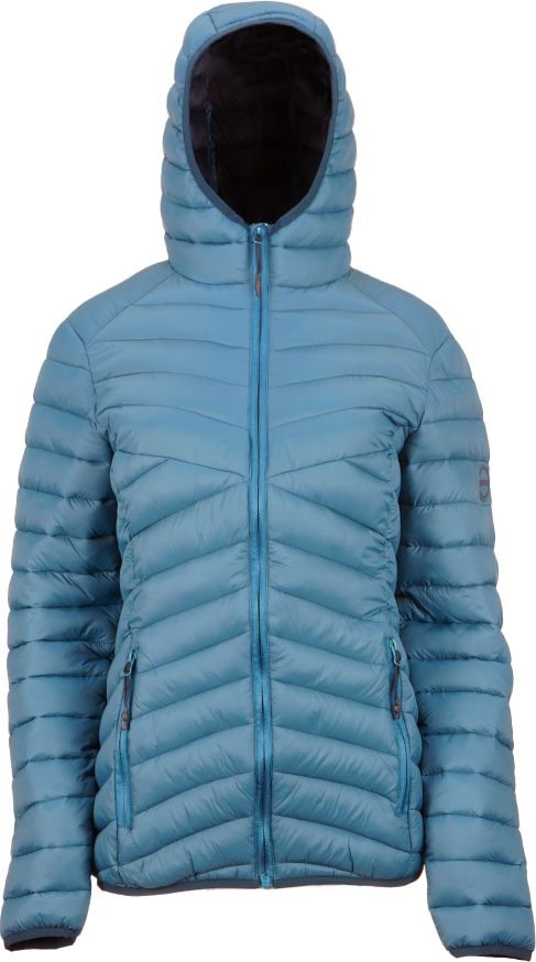 GTS502852L dámská zateplená bunda s kapucí Petrol velikost 3XL