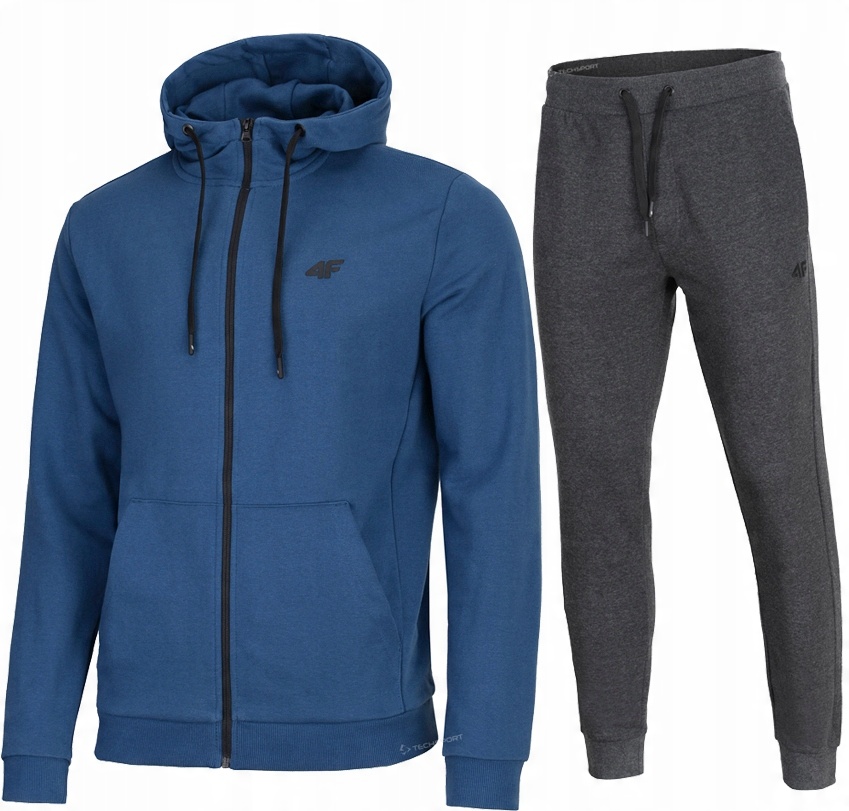 

4F Męski Dres Bawełna Komplet Bluza Spodnie L