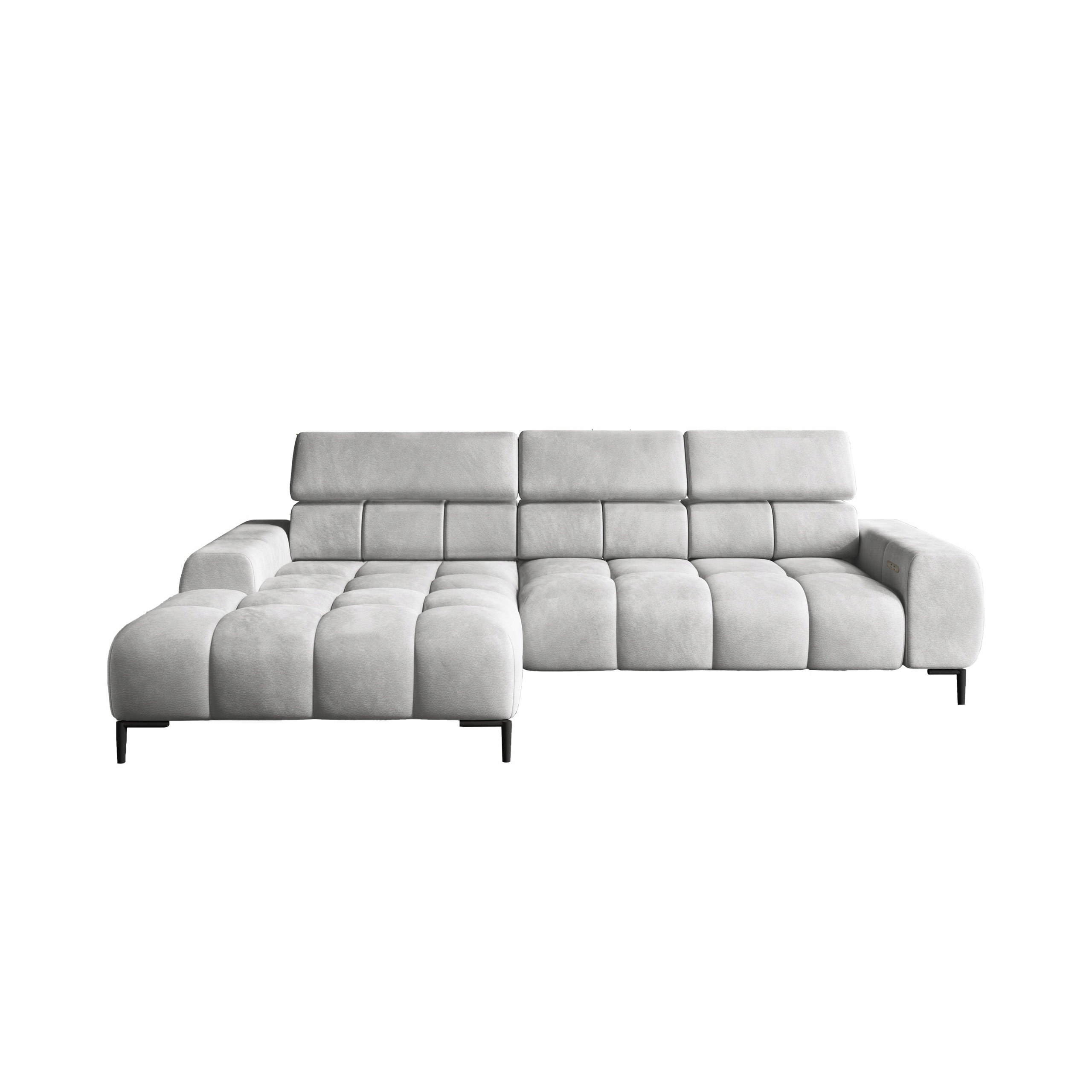 Moderní Rohová Sedací Souprava Plaza Mini Wersal s elektrickým výsuvným sedákem, různé barvy