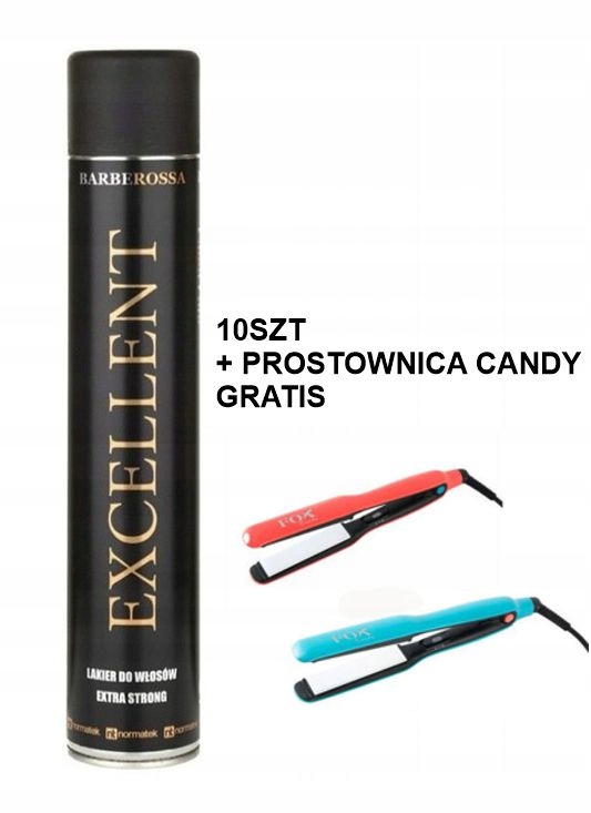 Barberossa Excellent Extra Strong Premium 10 ks 750 ml Žehlička Na Vlasy candy