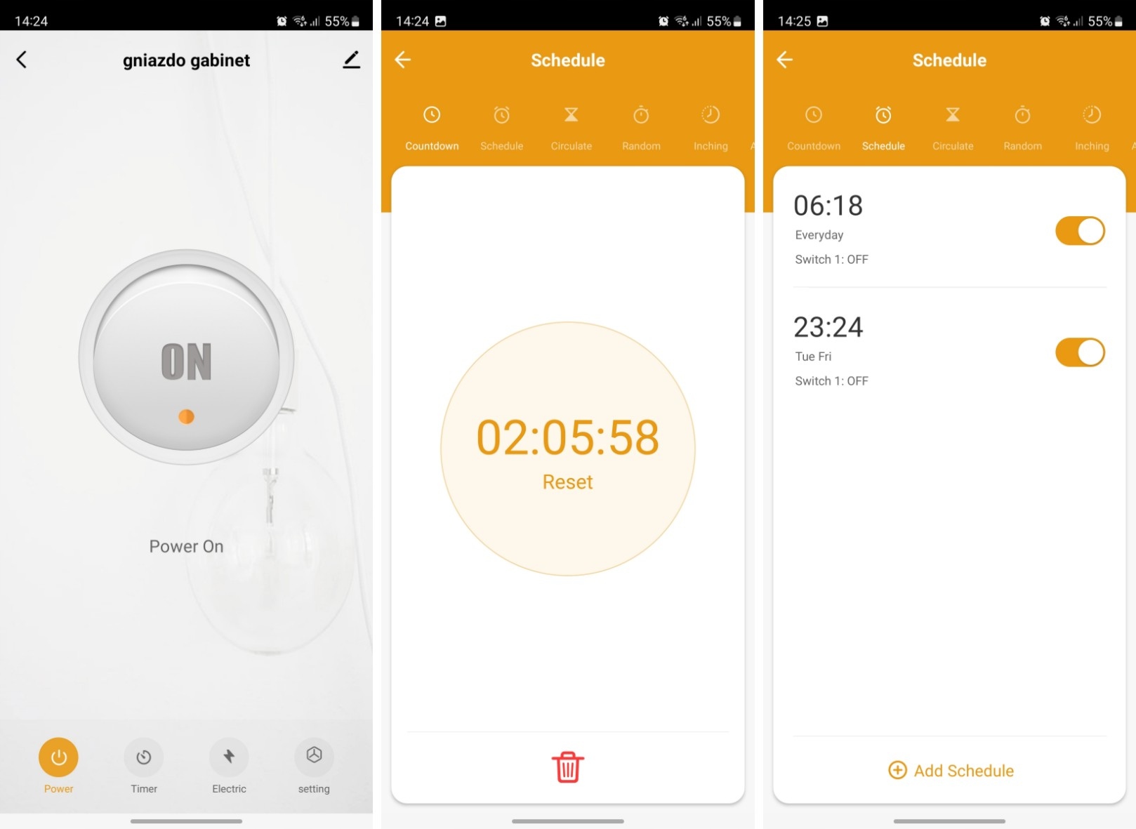 Inteligentne gniazdko Wifi Tuya Smart + watomierz Seria SmartHome