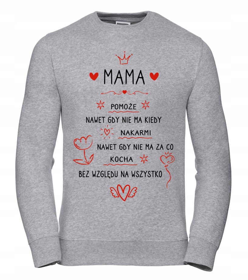 Dámská Mikina Mom Helps XL šedá