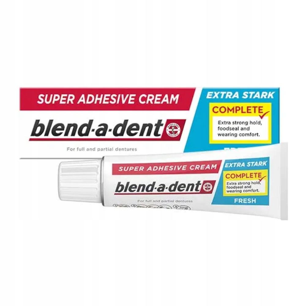 

Blend-a-dent Extra Stark Fresh 47g klej do protez