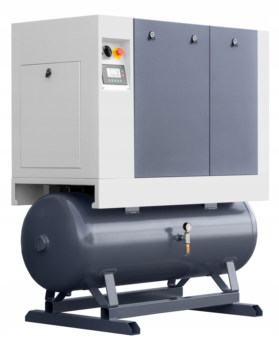 EKONOMICZNY KOMPRESOR ŚRUBOWY LUFT 700 5,5kW + OSUSZACZ + ZBIORNIK 270L