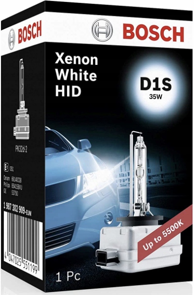 

Żarówka Bosch Xenon D1S White 35W 1987302909 5500K