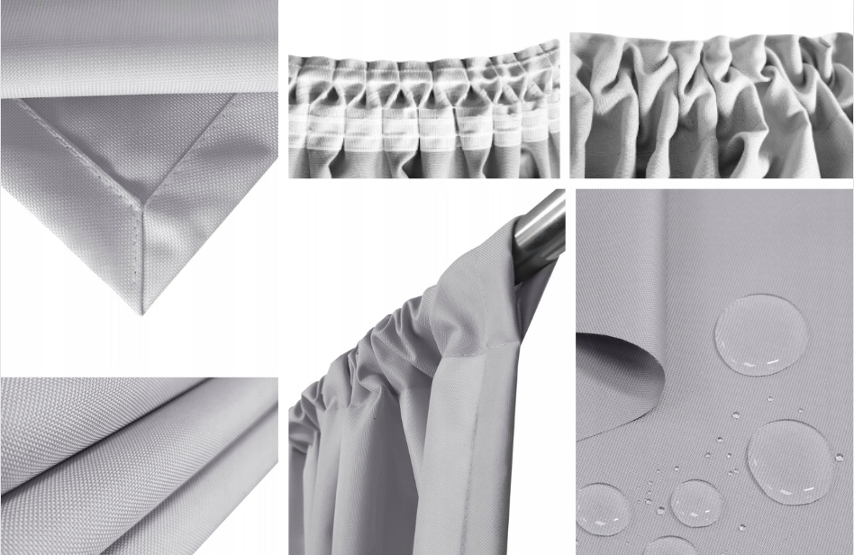 ZASŁONY OGRODOWE 155x180 WODOODPORNE WYBÓR KOLORÓW Wysokość 1.8 m
