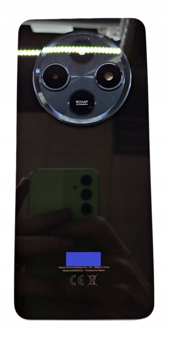 Klapka Obudowa Plecki Xiaomi Redmi 14C Czarny Jakość Oryginału Oem