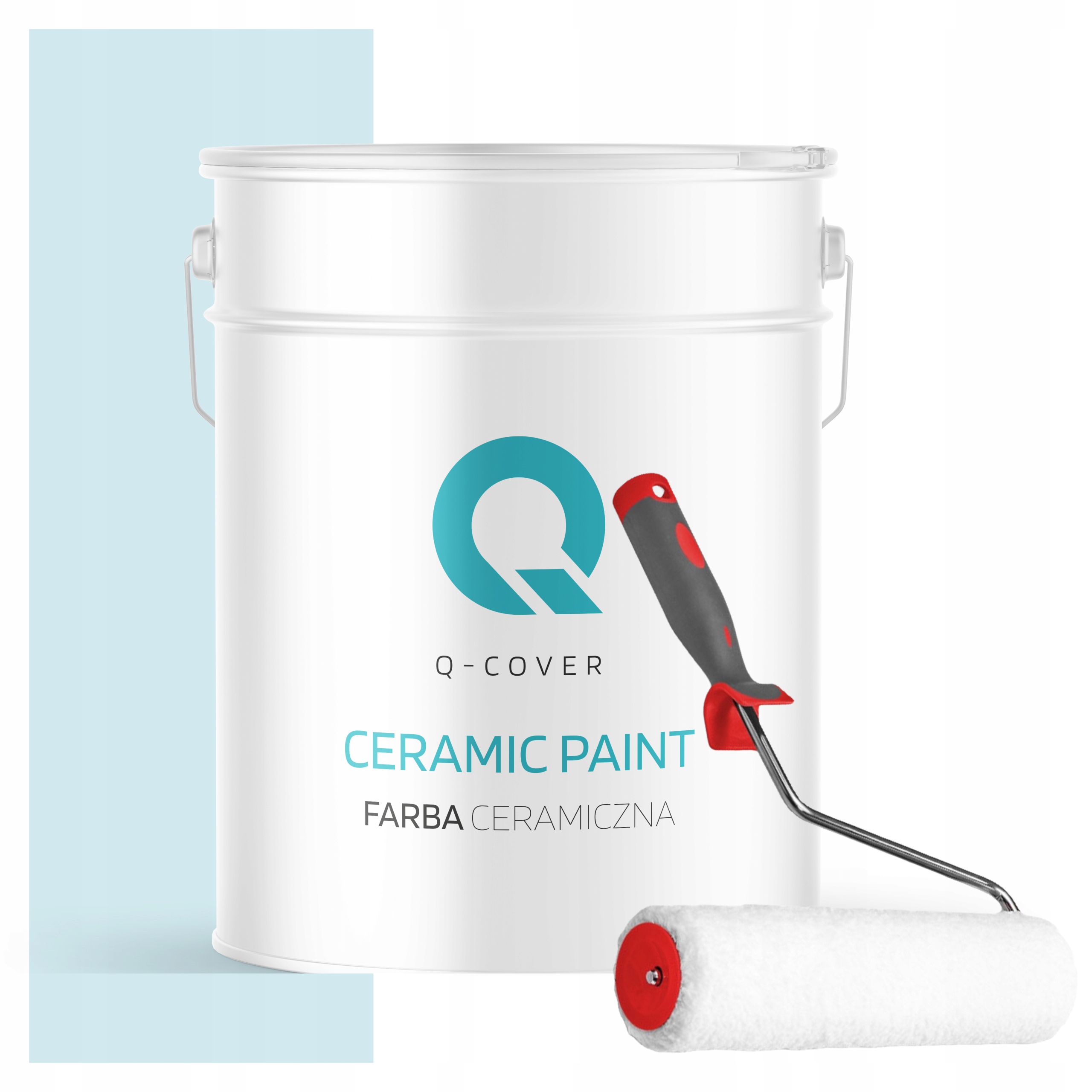 Keramická Farba Na Stenu Biela Modrá H0378 10L Matná Výrobca Valček