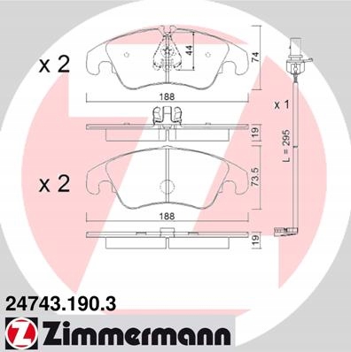 ДИСКИ КОЛОДКИ ZIMMERMANN P+T AUDI A6 C7 345MM фото 3