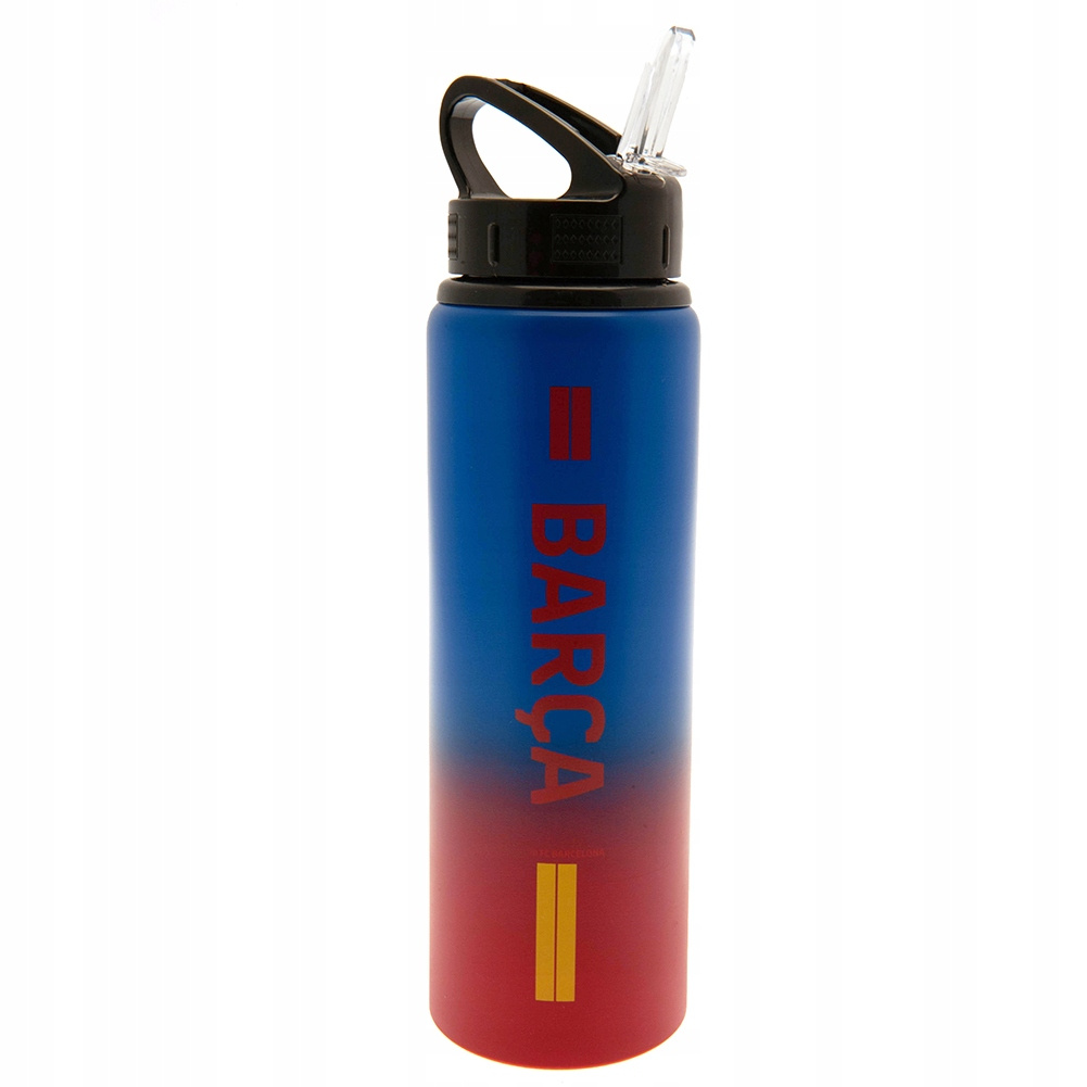 bidon z ustnikiem aluminiowy 750 ml FC Barcelona ST oficjalny Marka Foco