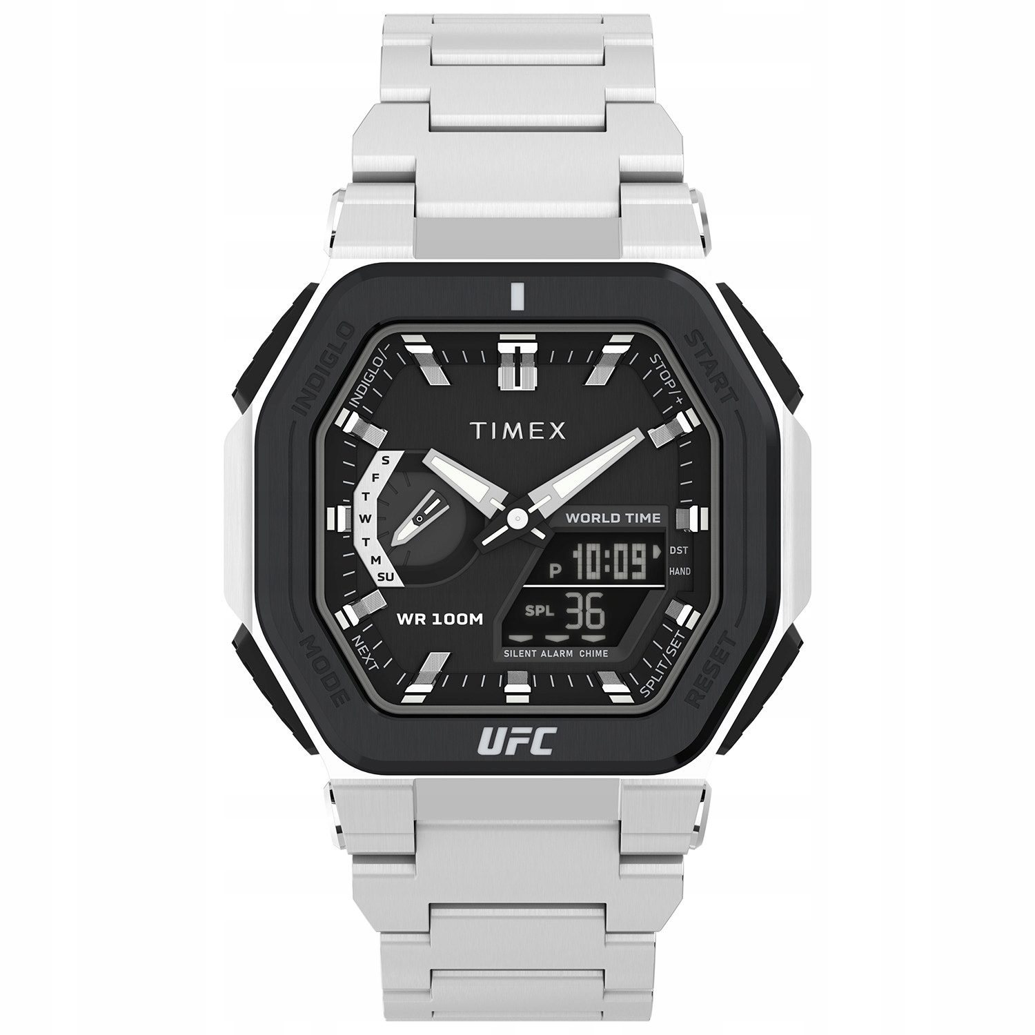 pánské hodinky Timex TW2V84600 stříbrné
