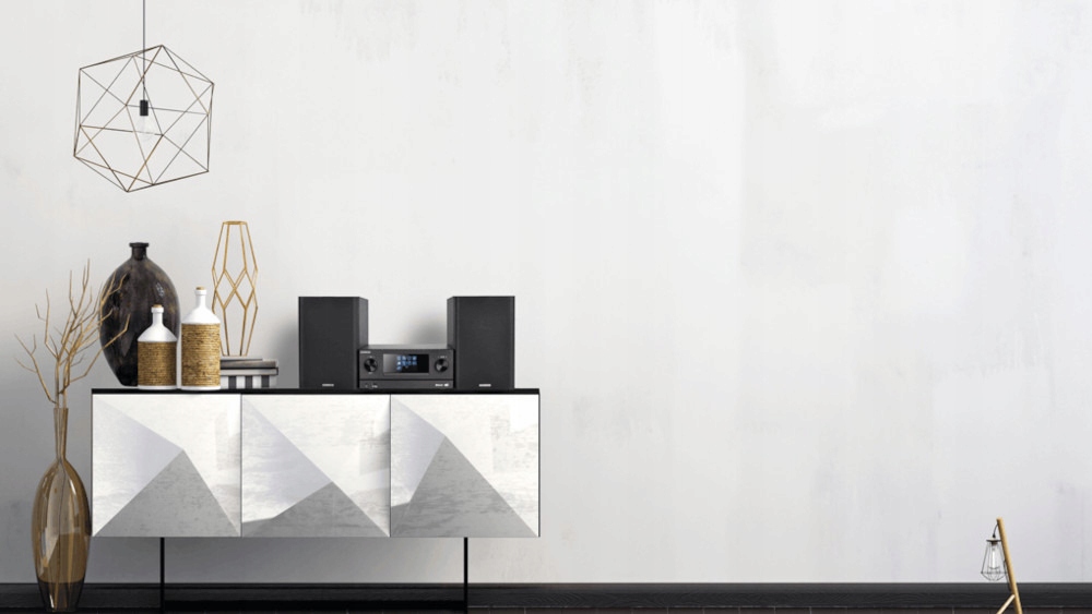 Wieża KENWOOD M-9000S-S FM DAB+ Bluetooth Srebrny Liczba zapamiętywanych stacji 20