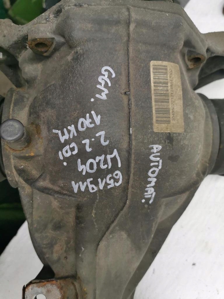 differential diff rear part MERCEDES C-KLASA W204 2.2 CDI 170KM A2043510408