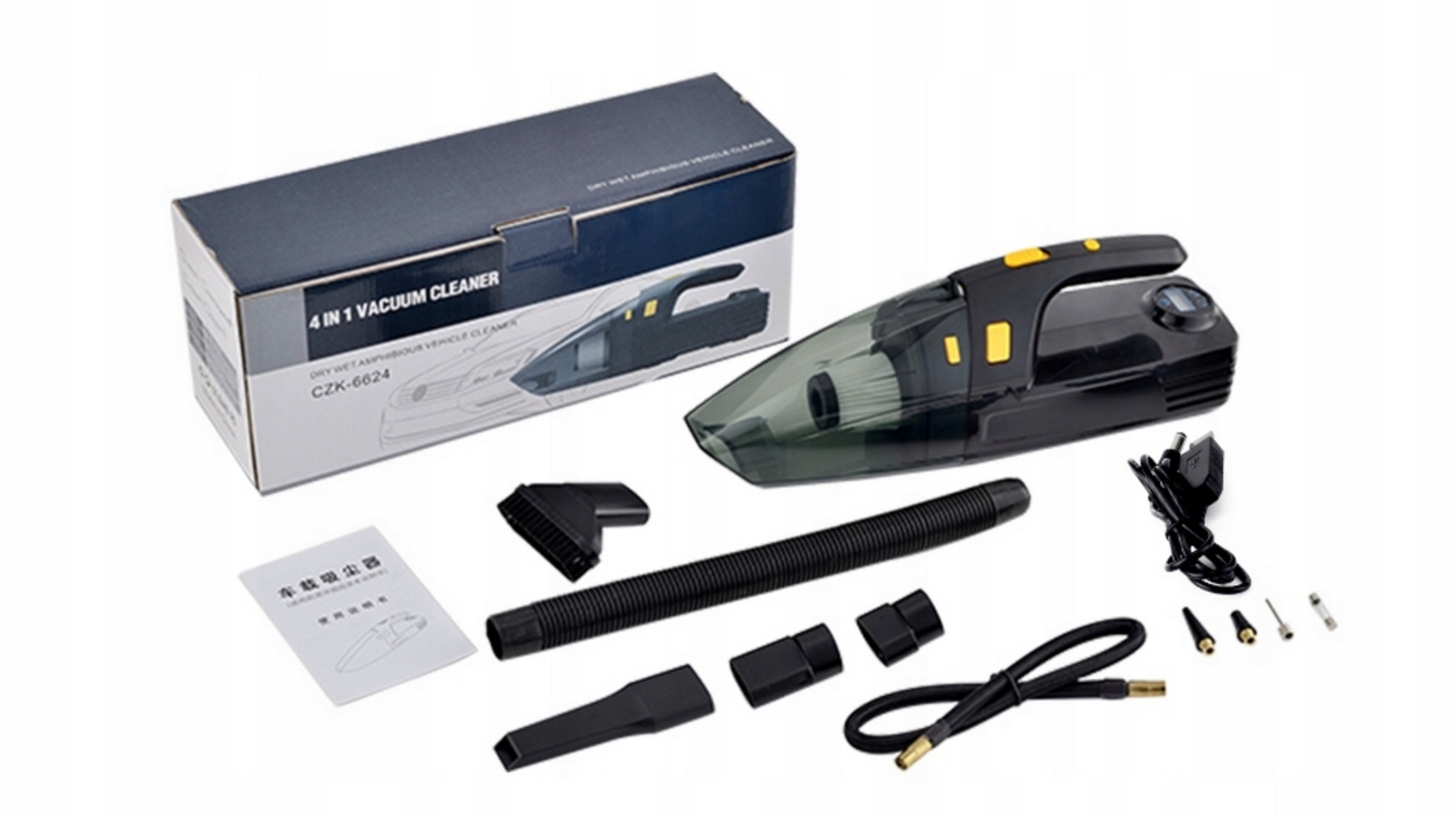 Odkurzacz ręczny zapalniczka