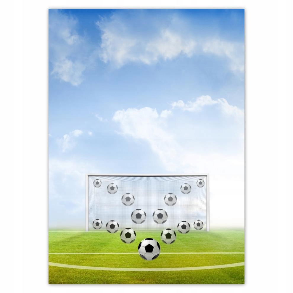 

Naklejki 50x70 Bramka Piłka nożna