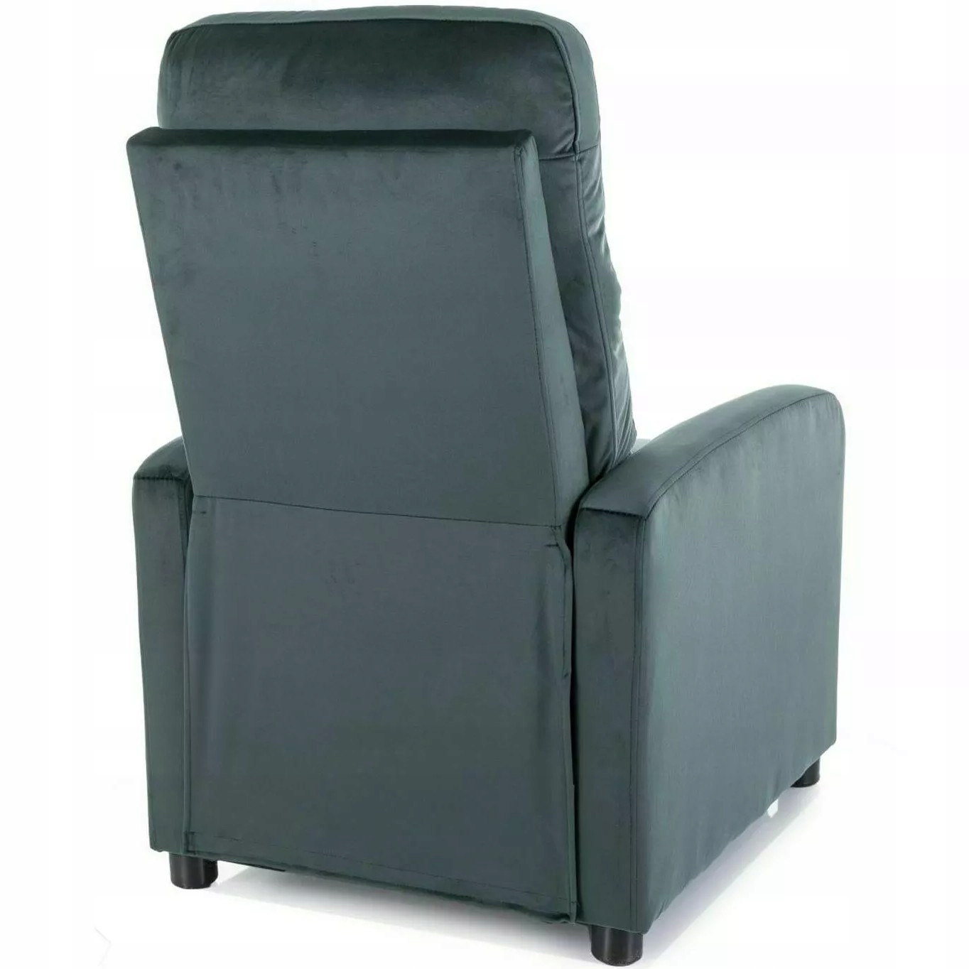 FOTEL ROZKŁADANY WYPOCZYNKOWY Z PODNÓŻKIEM ZIELONY Otus Velvet SIGNAL Marka Signal