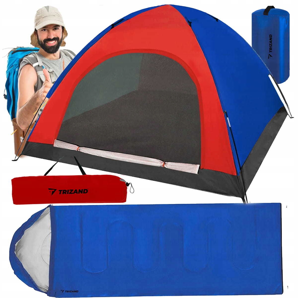 Stan Rodinný 4-místný Iglo 190x190 Spací Pytel přikrývka Mumie