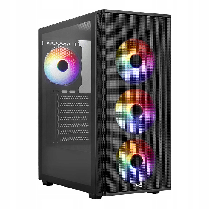 Obudowa do komputera AeroCool Designer Midi Tower Rgb v1 czarna