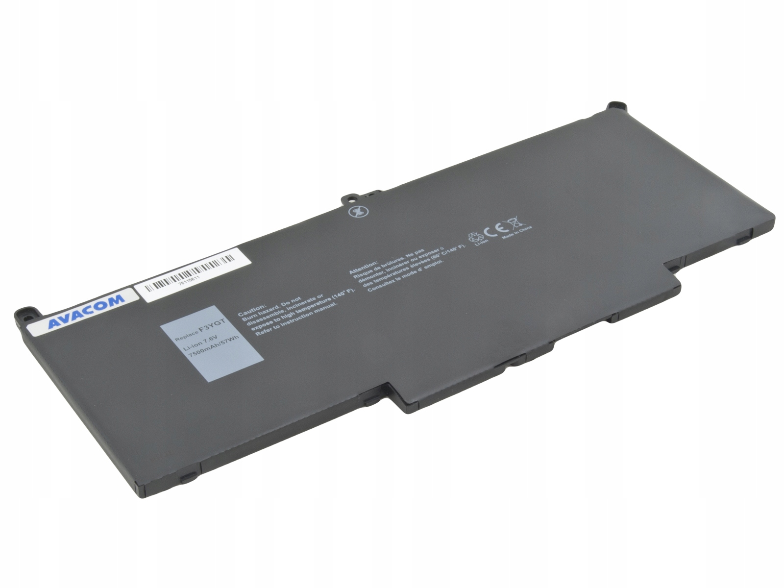 Batéria Avacom pre Dell Latitude 7280, 7480 Li-Pol 7, 6 V 7500mAh 57Wh…