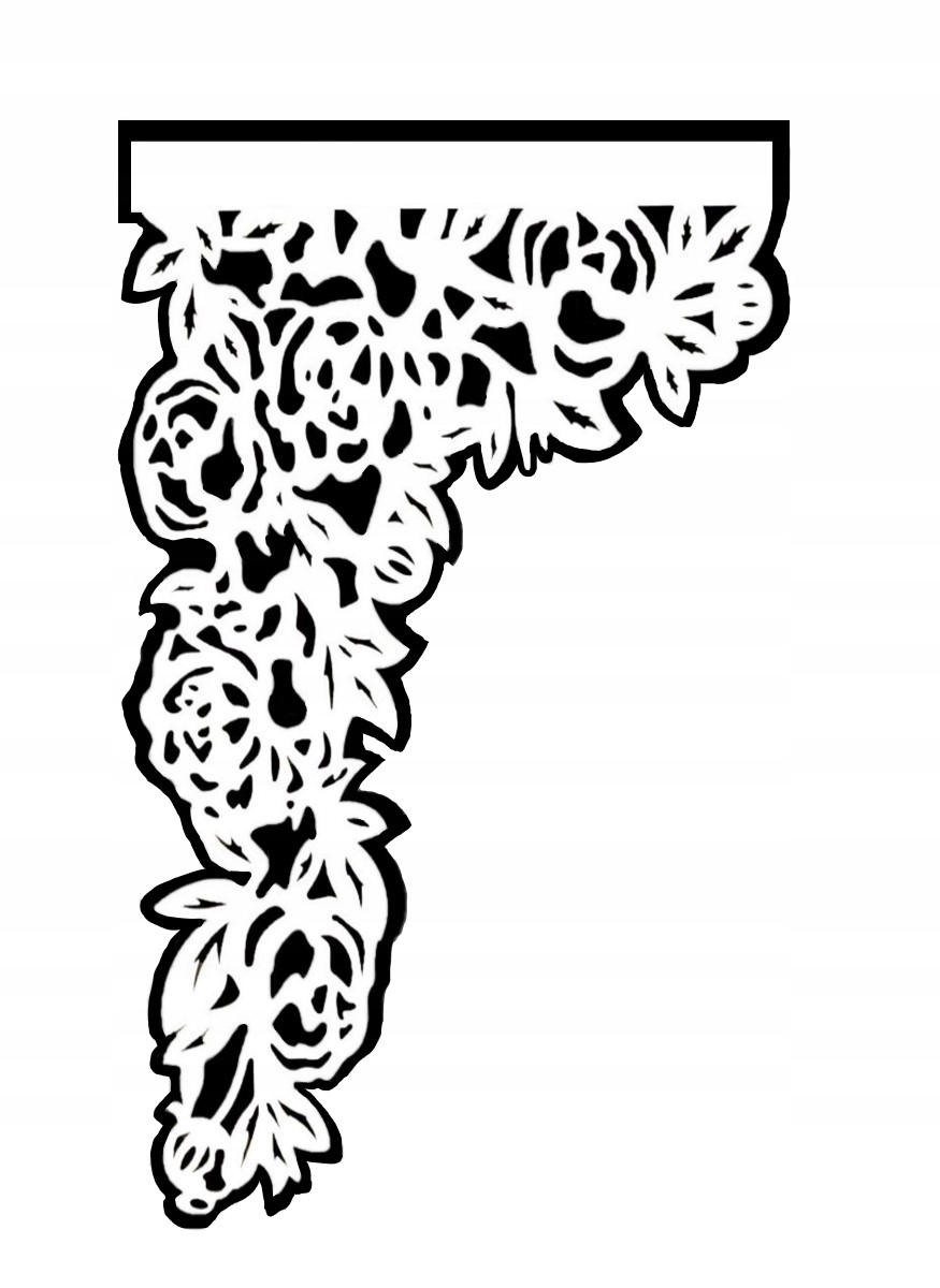 

Ażur pion dekor narożny panel wzory 62*100 cm 3 w.