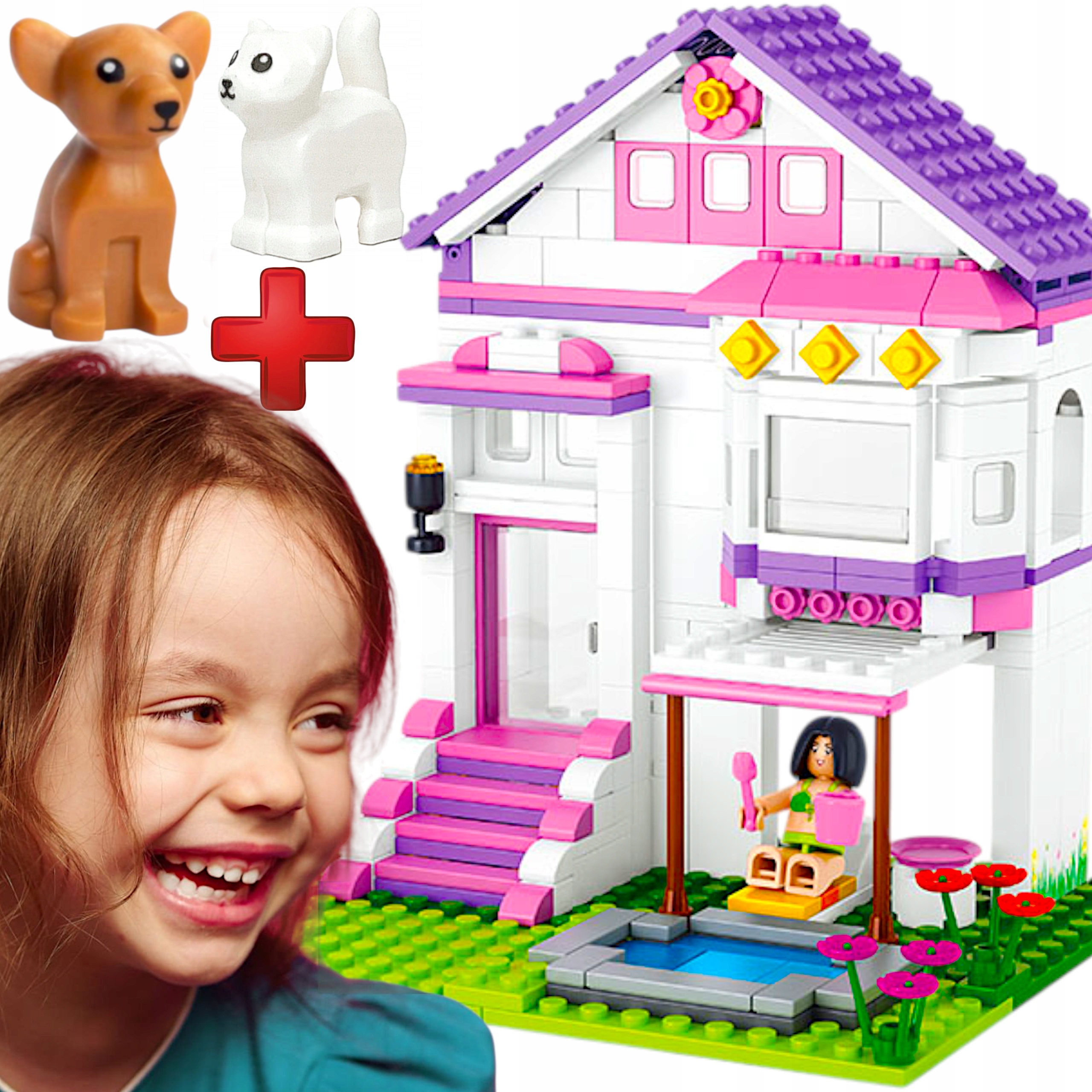stavebnice Friends Vila Patrový Dům Heartlake Pro Dívky Lego Zvířátko