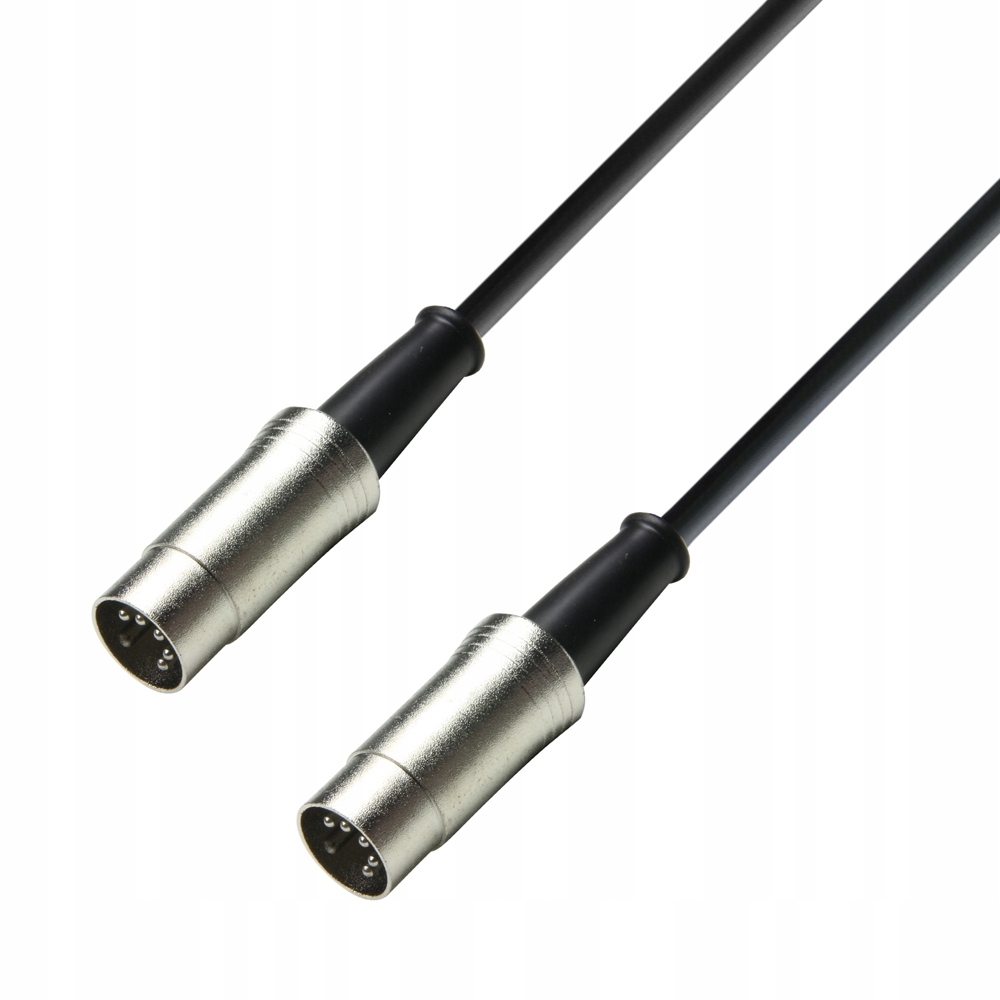 Adam Hall K3MIDI0300BLK-5 3 Star MIDI 0300 BLK-5 Kabel MIDI 3 m