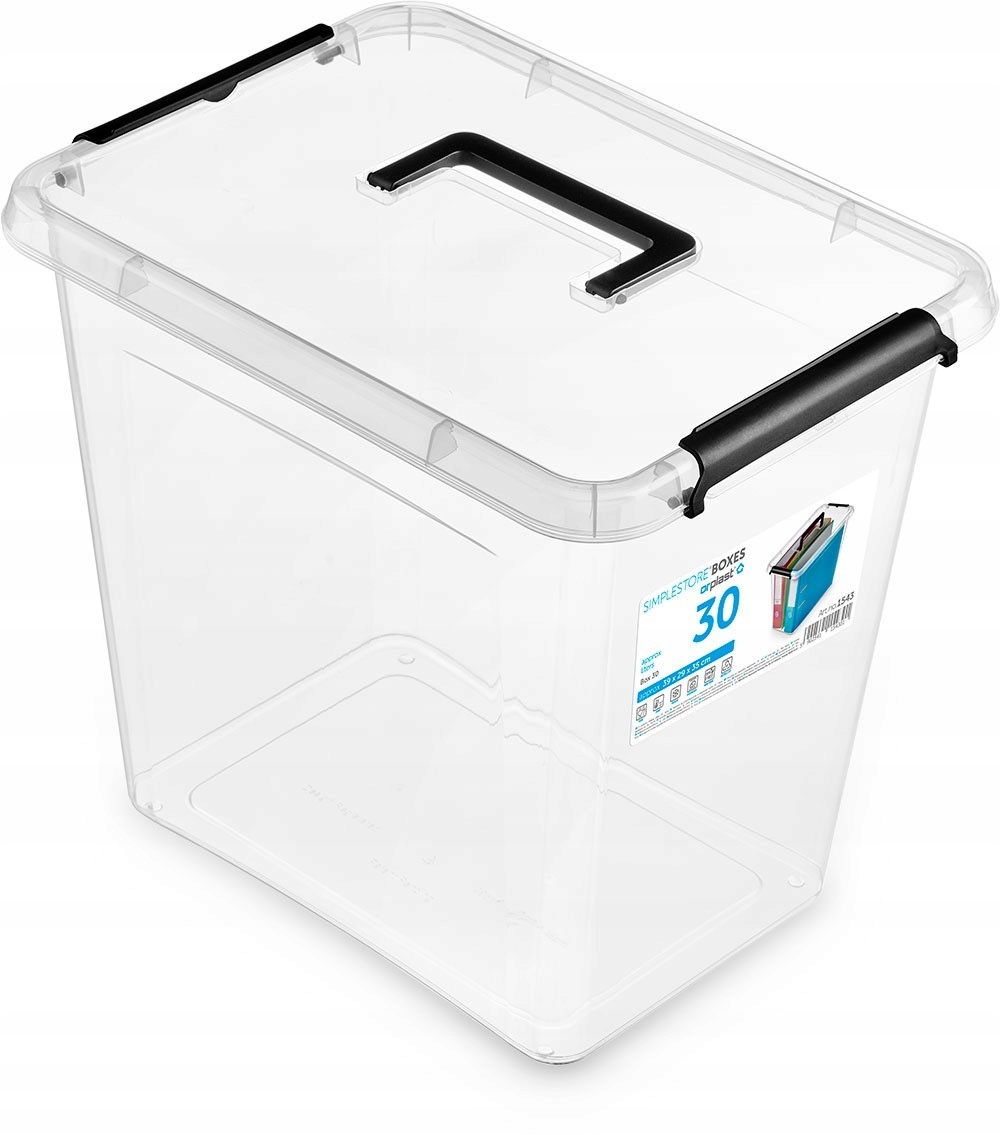 

Pojemnik Box Pudełko 30L Z Rączka Do Przenoszenia