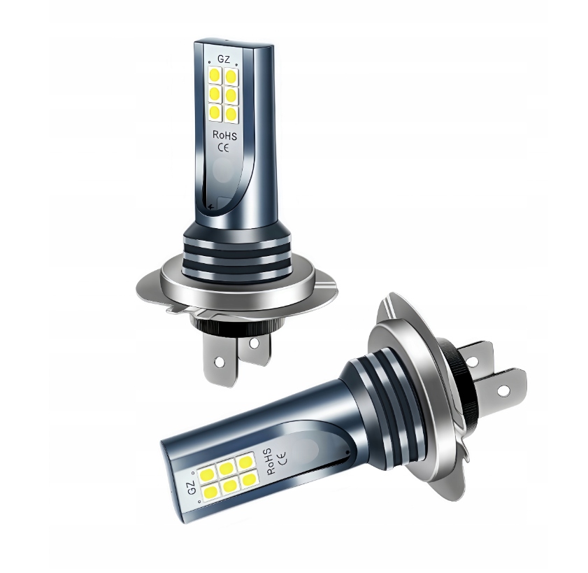 2x Żarówki Led H7 Bardzo Mocne 8000LM Canbus 6500K+250%