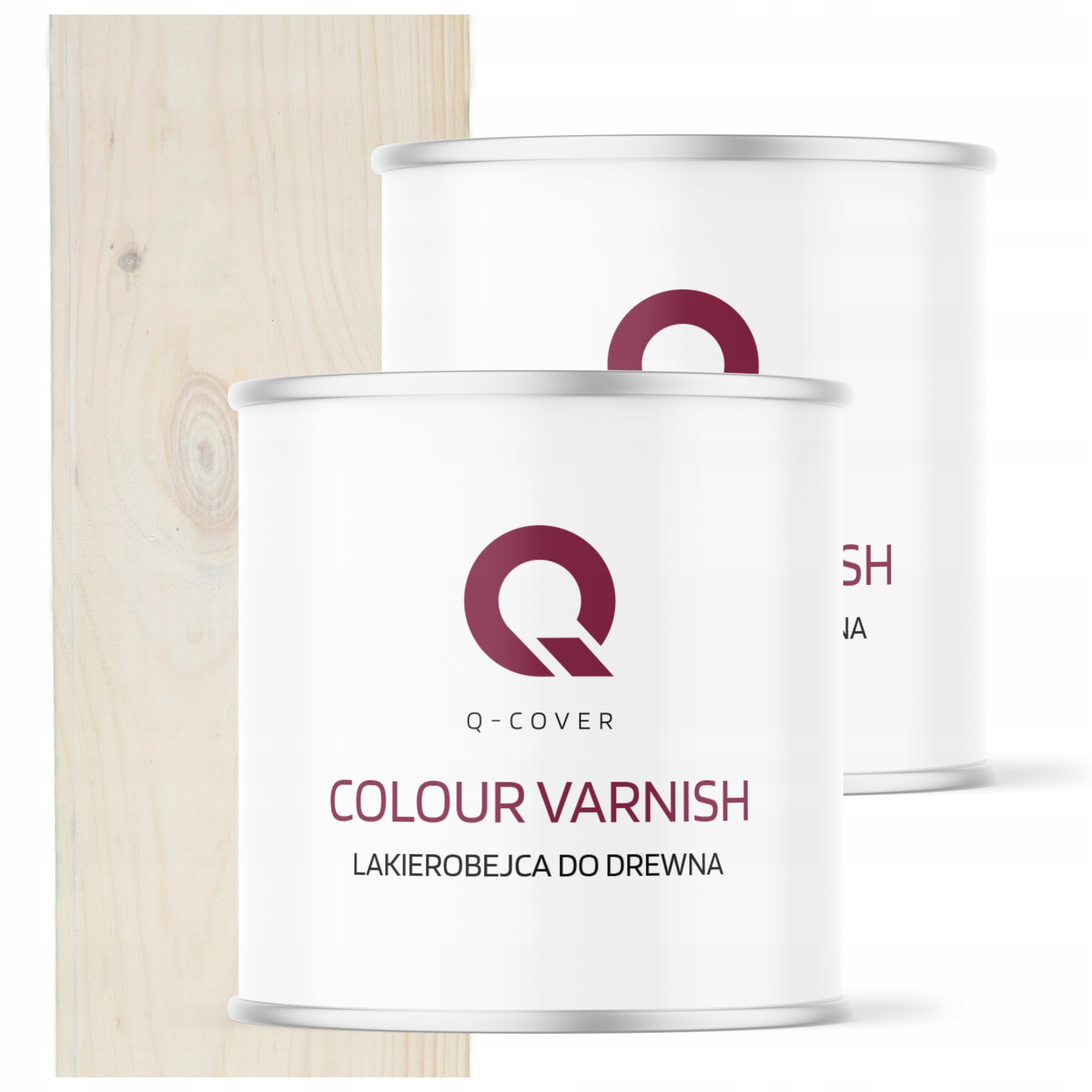 Lakierobejca na drevo záhradného nábytku Dekoratívna Farba Biela Polomatná 2,5L