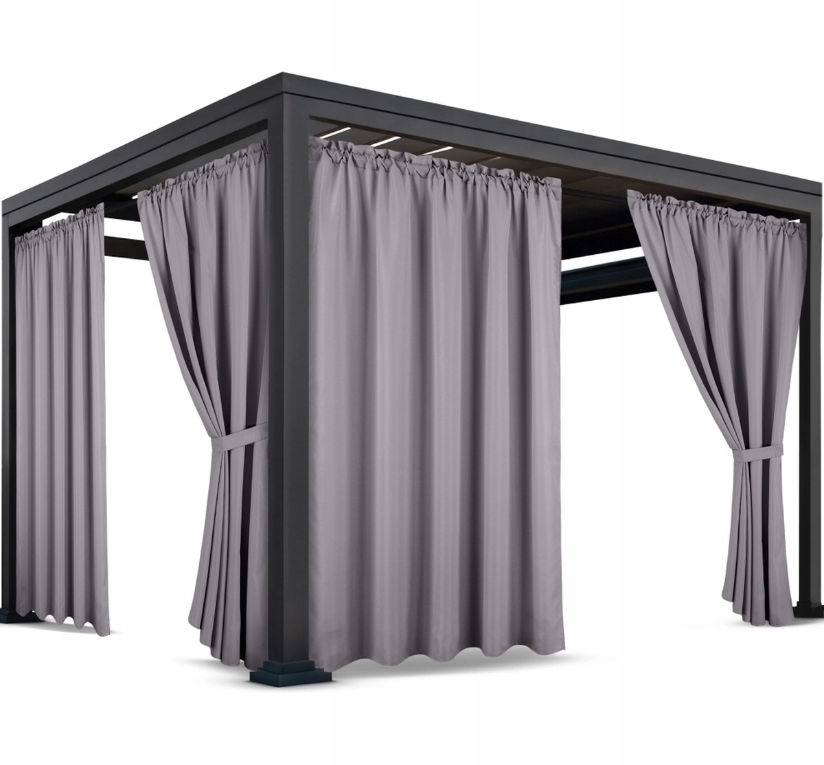 ZASŁONY NA TARAS 155x240 ZASŁONA OGRODOWA OGRODOWE Z TUNELEM WODOODPORNE