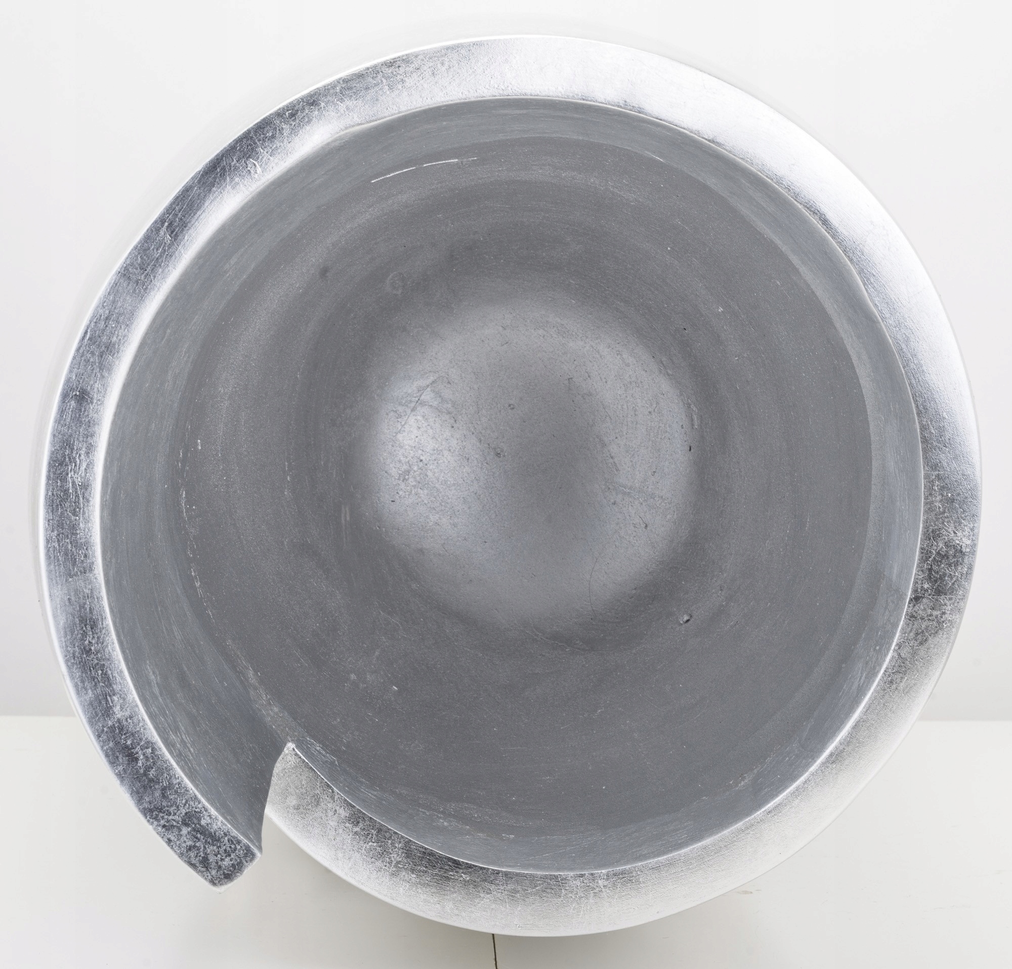 Twarz face srebrny wysoki ceramiczny wazon donica 111 cm połysk Stan opakowania oryginalne