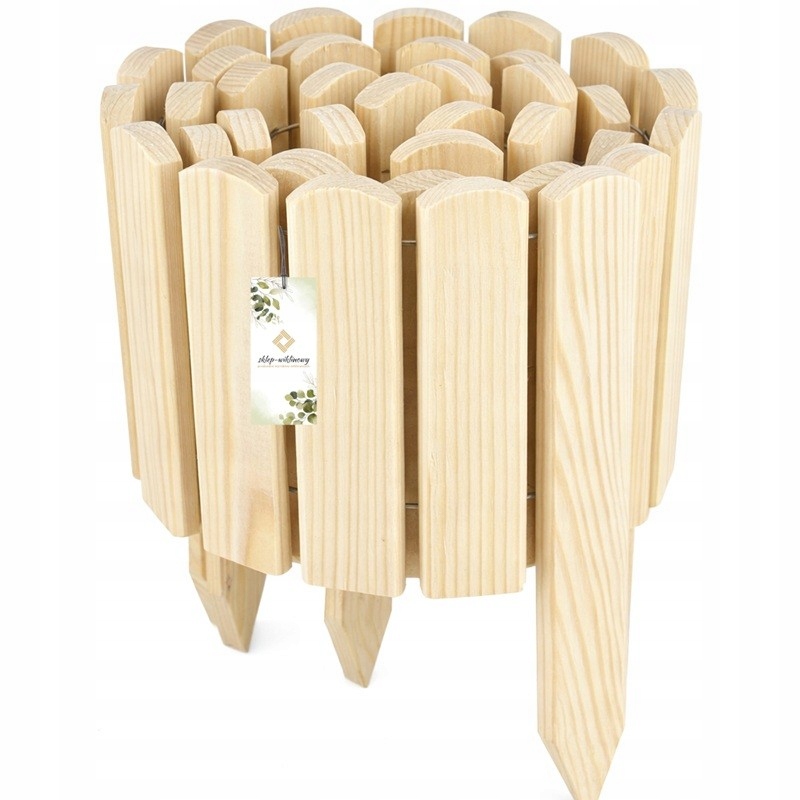 Rolborder Palisáda H30/45 cm 2 m Přírodní