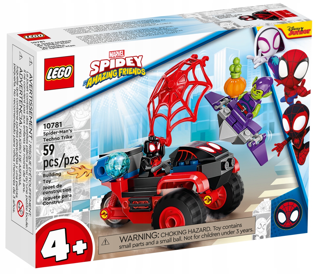 

Lego Marvel Morales Technotrójkołowiec Spider-mana