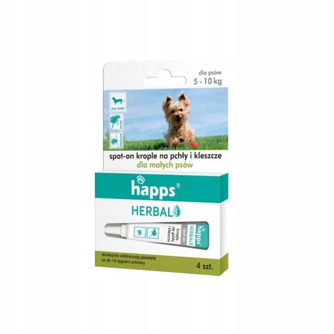 

Happs krople przeciw kleszczom i pchłom Mały Pies