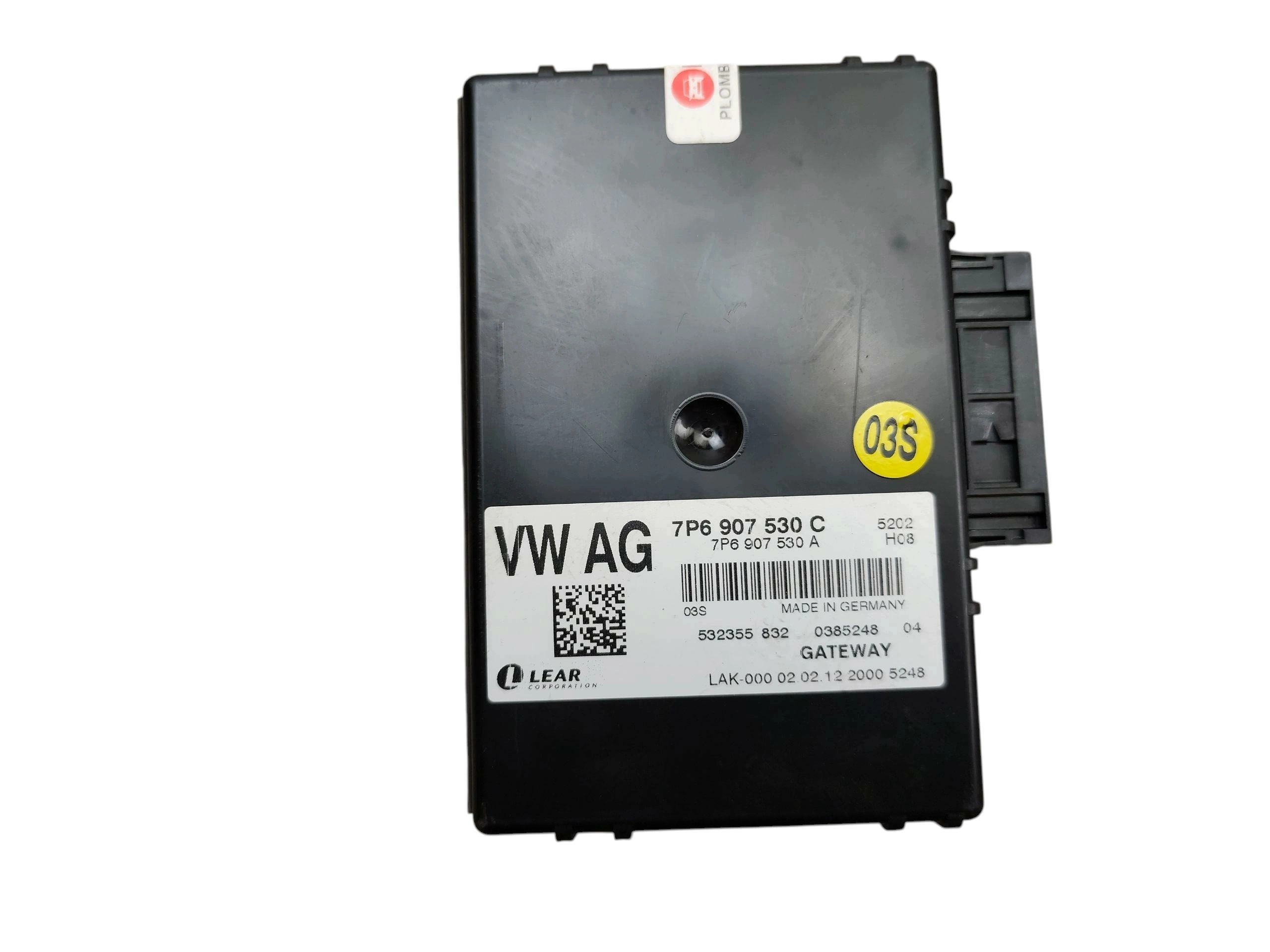 module control unit GATEWAY VOLKSWAGEN TOUAREG II 7P (2010-2014) 7P6907530C
