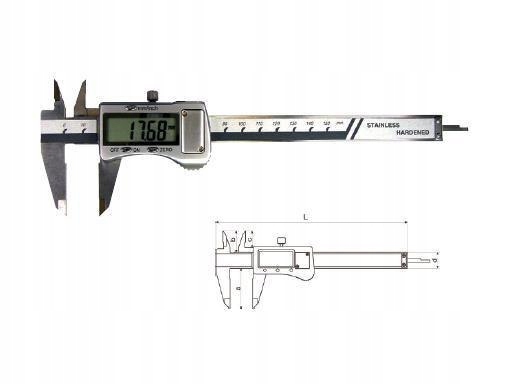 GIMEX Suwmiarka elektroniczna zakres 150 mm Stan opakowania oryginalne