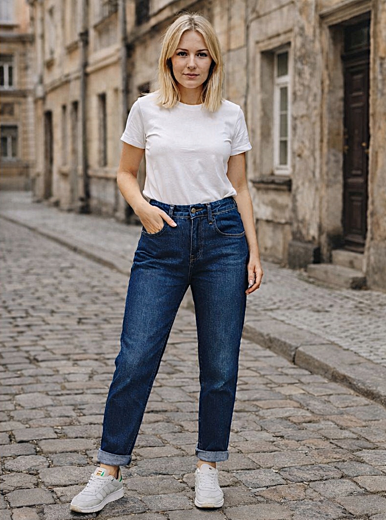 dámské džínové kalhoty mom fit Nice Toxik velikost 26