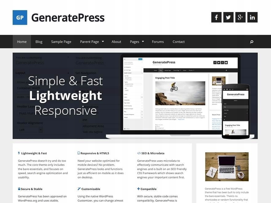 Wtyczka GeneratePress Premium