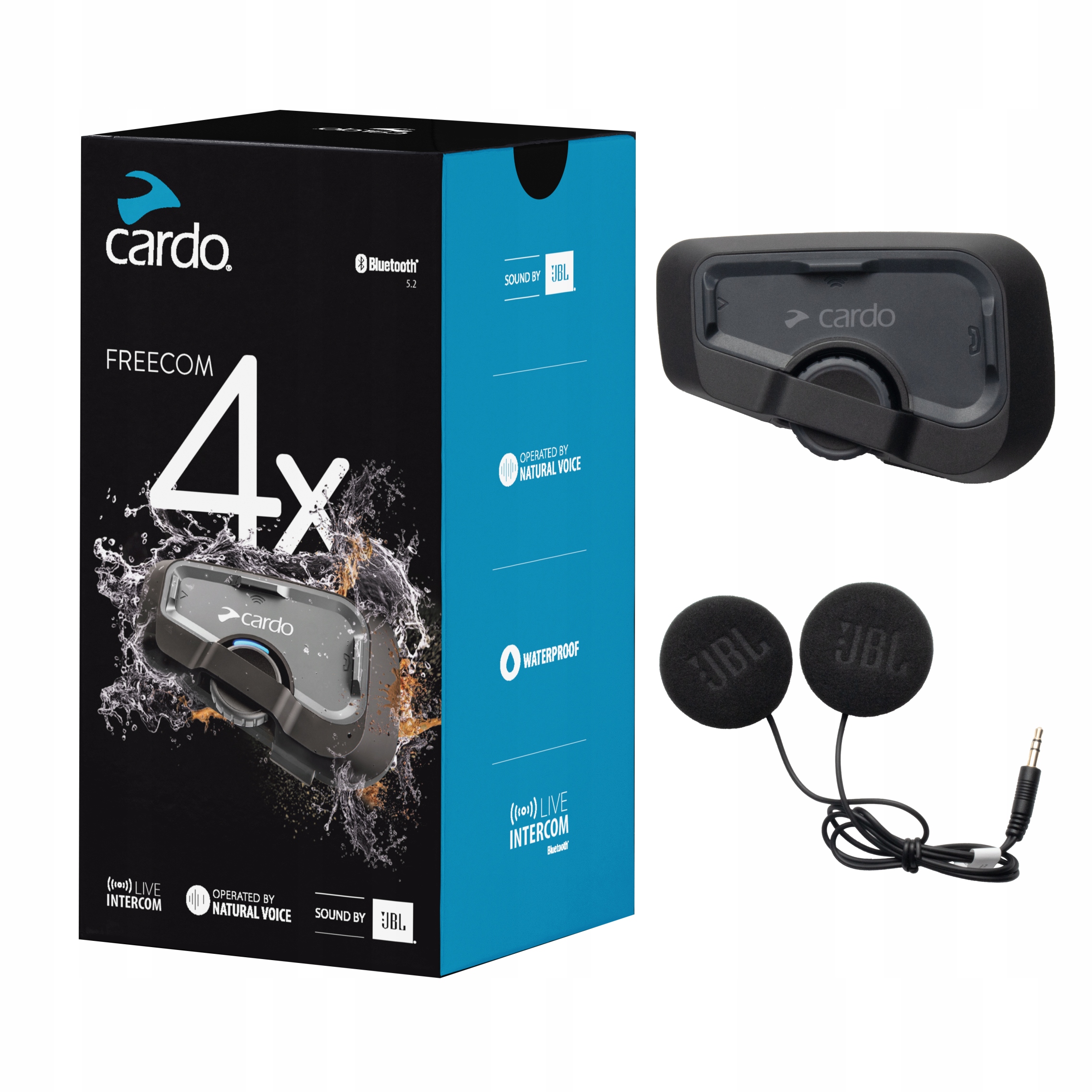 

Interkom motocyklowy Cardo Freecom 4X 1 Zestaw Jbl