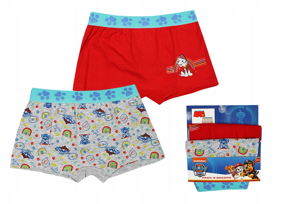 

Psi Paw Patrol Bokserki Dla Chłopca 2-PAK 6/8 Lat