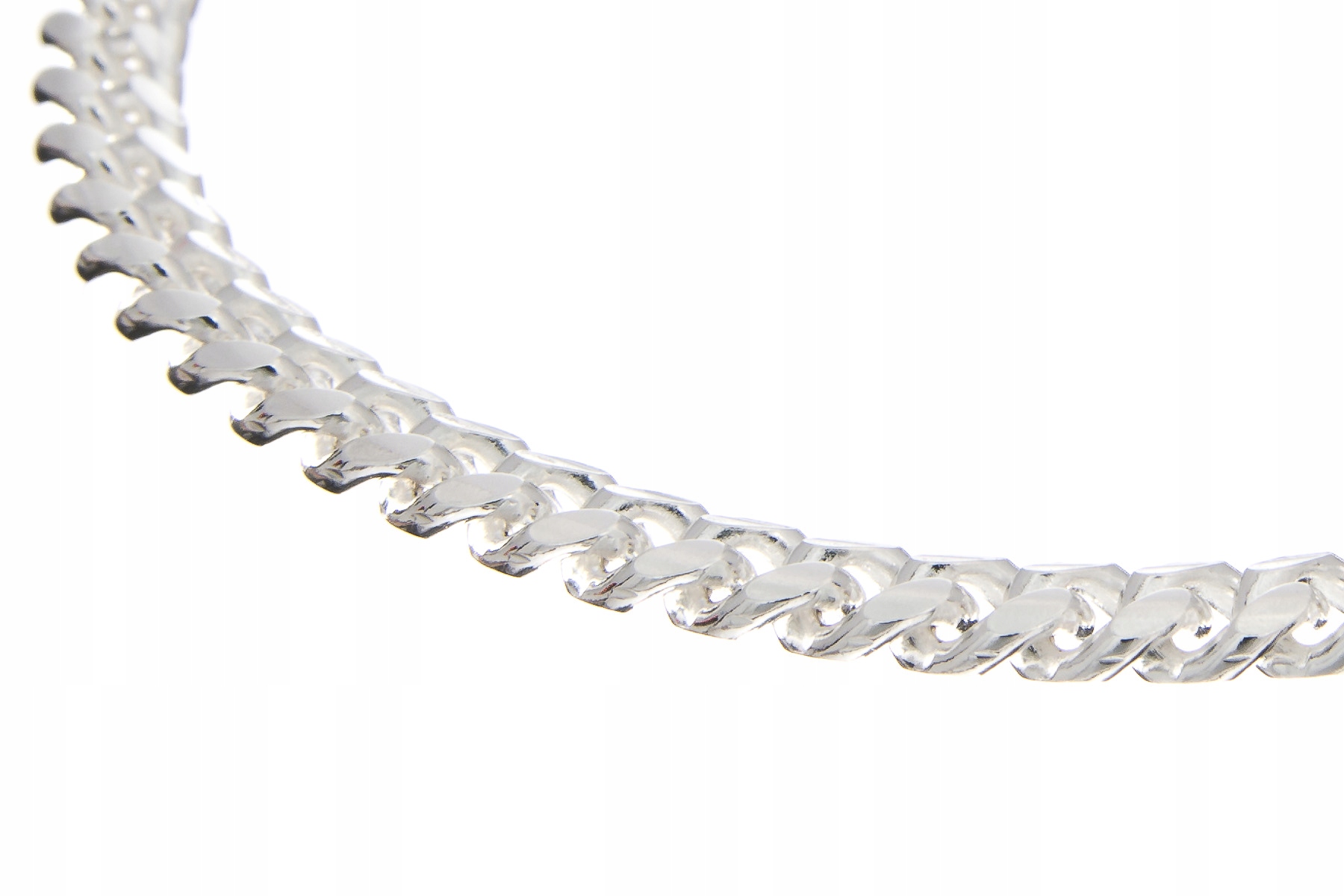 Stříbrný Náramek Bomba 19 CM 10 Gramů 4,9 MM Italy