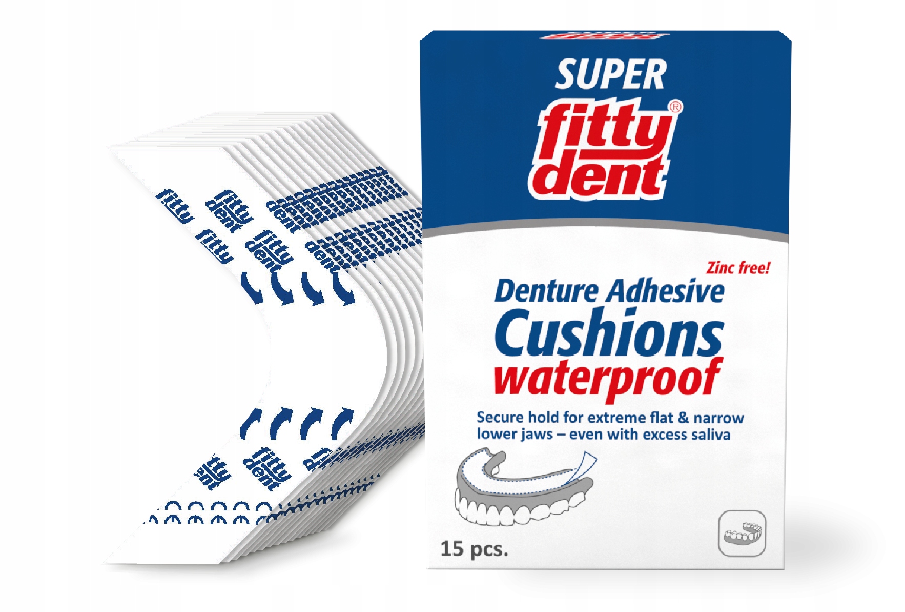 

FittyDent Podkładki do mocowania Protez 15 szt