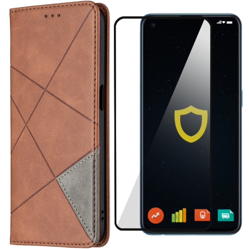 

Etui Z Klapką Zaps Case Do Realme 8/8 Pro Szkło
