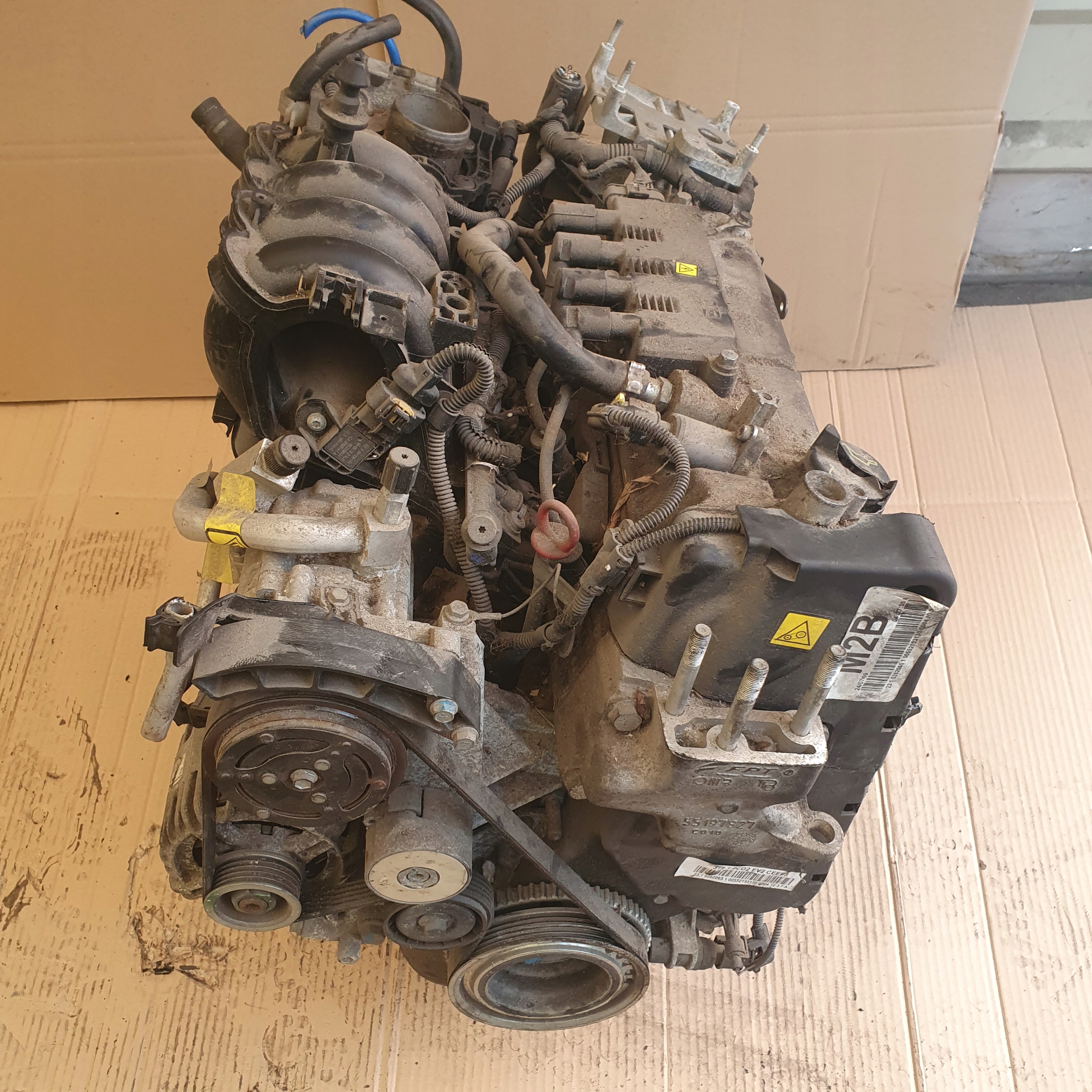 FIAT 500 LANCIA PANDA SILNIK KOMPLETNY 1.2 B