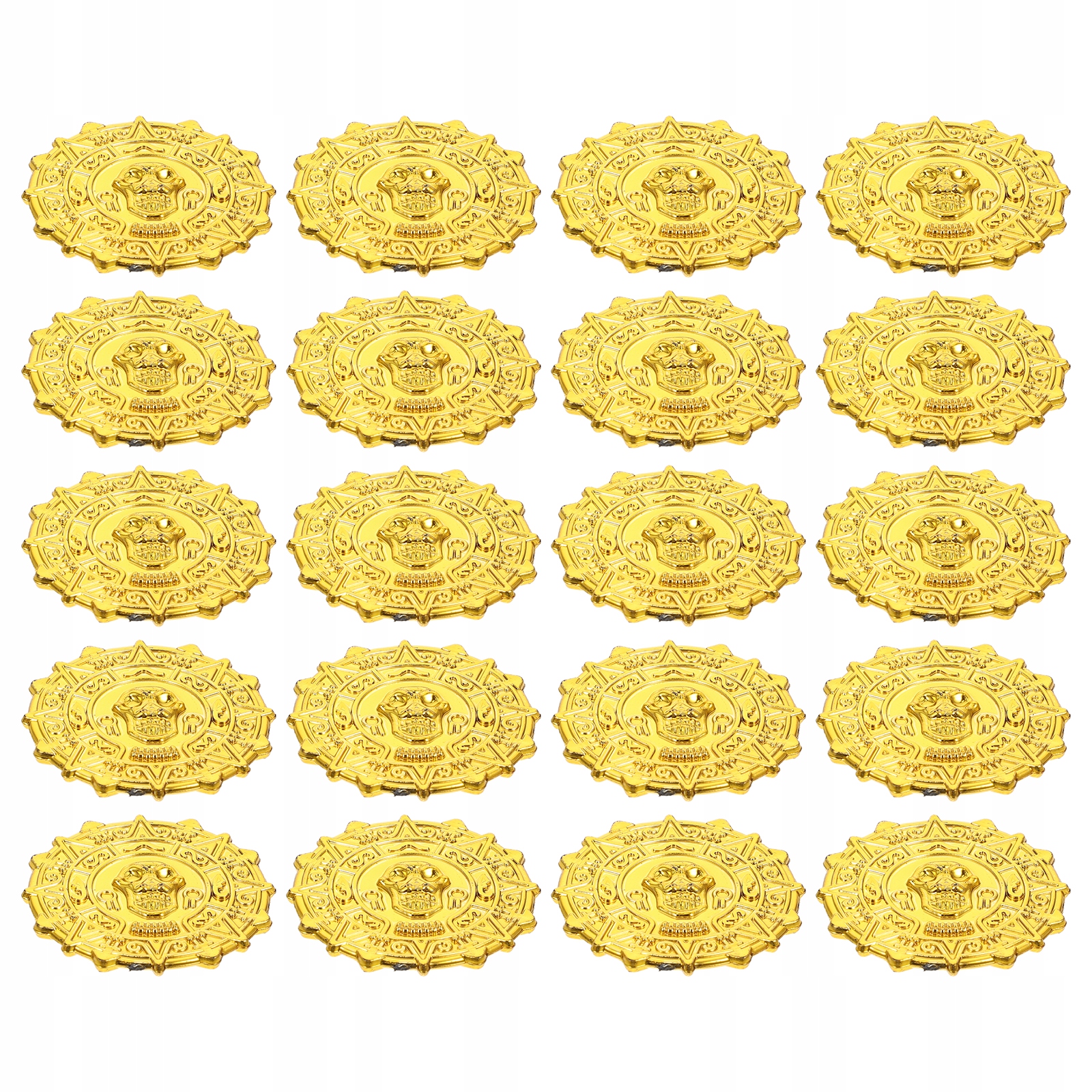 

100 sztuk monet złota moneta piracka biżuteria