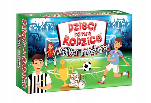 

Dzieci Kontra Rodzice Piłka Nożna Gra Rodzinna 5+