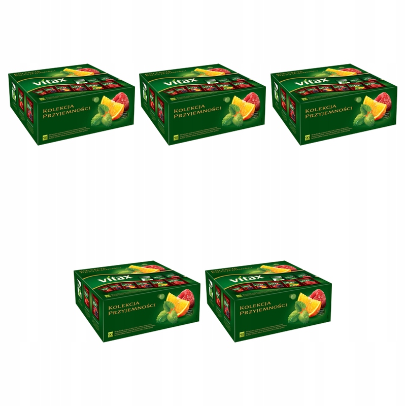 Vitax Herbata Owocowa Kolekcja Przyjemności Mix Smaków X5