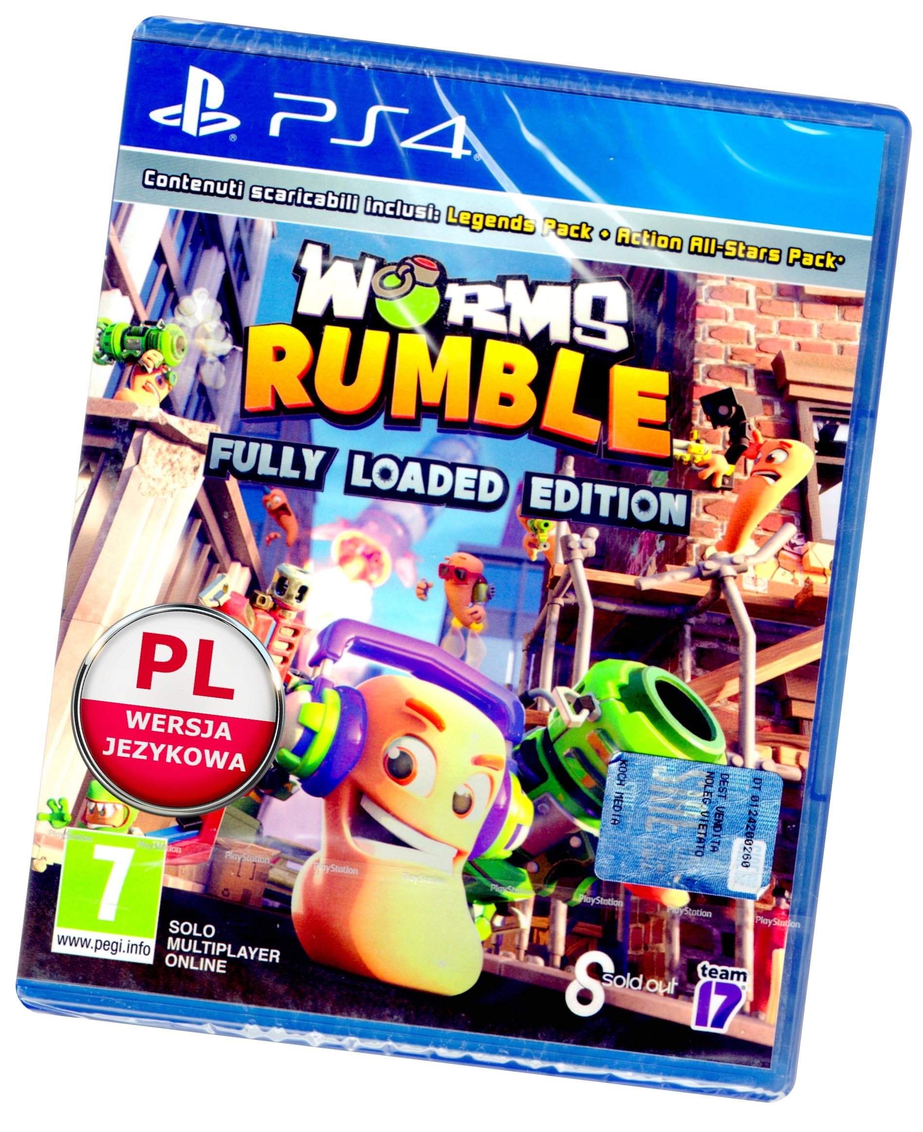 

Worms Rumble Fully Loaded DLC PS4 Nowa Po Polsku